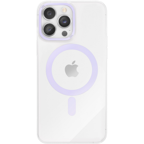 Чехол-накладка VLP Line Case with MagSafe iPhone 14 Plus Фиолетовый