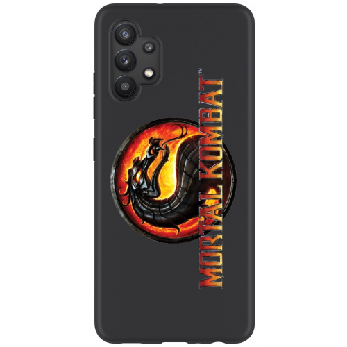 Клип-кейс Deppa Samsung Galaxy A32 Warner Brothers Mortal Kombat logo