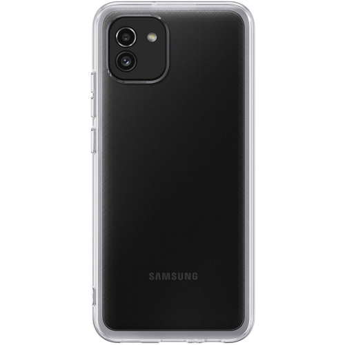 Клип-кейс Samsung Galaxy A03 Soft Clear Cover прозрачный (EF-QA035TTEGRU)