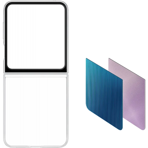 Чехол-накладка Samsung FlipSuit Case для Galaxy Z Flip5 Прозрачный (EF-ZF731CTEGRU)