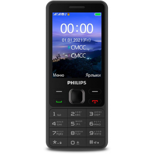 Мобильный телефон Philips Xenium E185 Dual sim Black