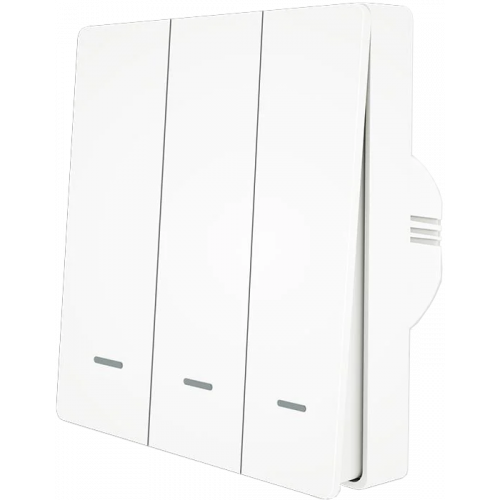 Умный выключатель MOES Gang Smart Switch ZS-B-EU3, Zigbee, 95-250 В Белый