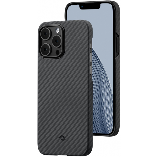 Чехол-накладка Pitaka MagEZ Case 3 iPhone 14 Pro 6.1 Черно-серый