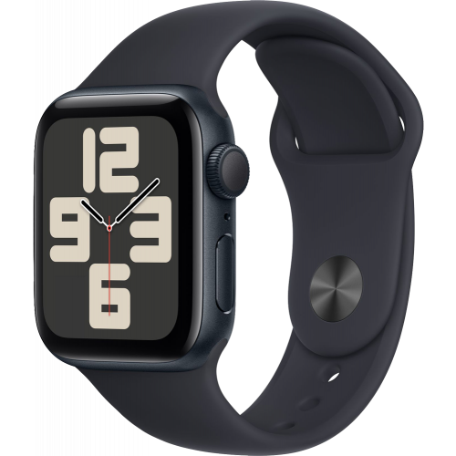 Часы Apple Watch SE 2023 GPS 40мм корпус из алюминия Темная ночь + ремешок Sport Band Темная ночь (new)