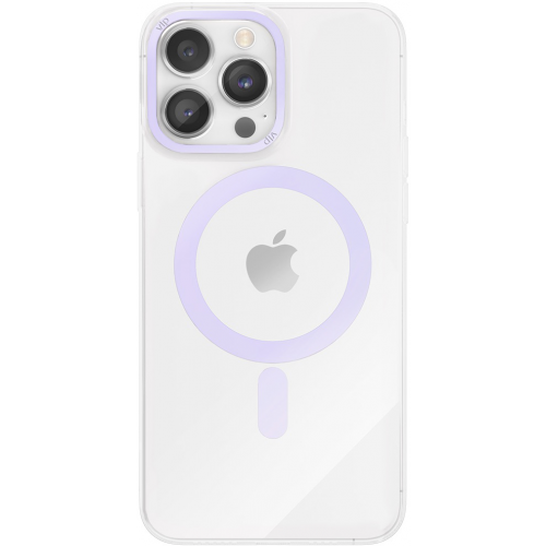 Чехол-накладка VLP Line Case with MagSafe iPhone 14 Pro Фиолетовый
