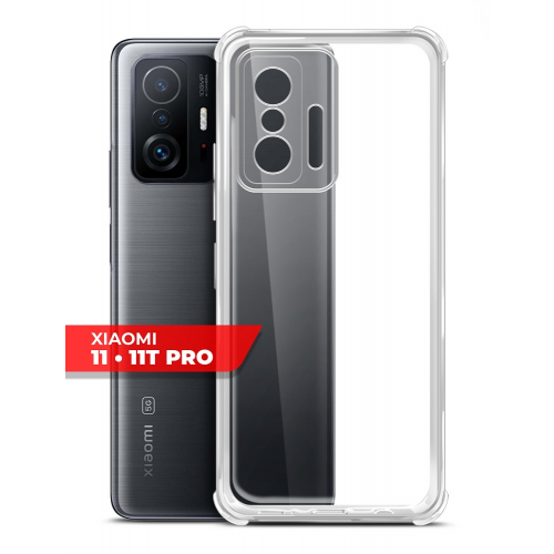 Чехол-накладка Borasco Xiaomi 11T|11T Pro Shockproof прозрачный