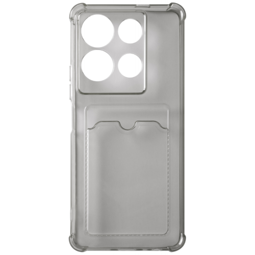 Чехол-накладка RedLine Card Case для INFINIX NOTE 30 Прозрачный черный
