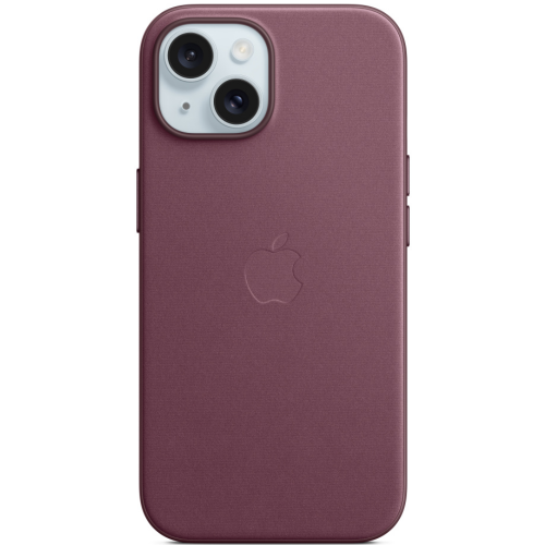 Чехол-накладка Apple iPhone 15 FineWoven Case with MagSafe Шелковица