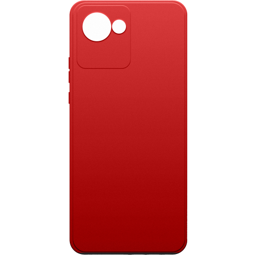 Чехол-накладка Borasco Realme C30 Microfiber Красный