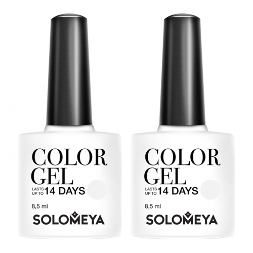 Гель-лак для ногтей Solomeya Color Gel, Цвет #124 Super Black | Супер чёрный