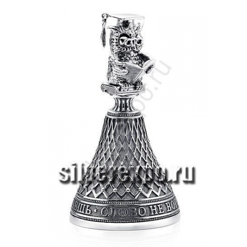 Серебряный колокольчик Совенок Альтмастер Кострома ALT00121