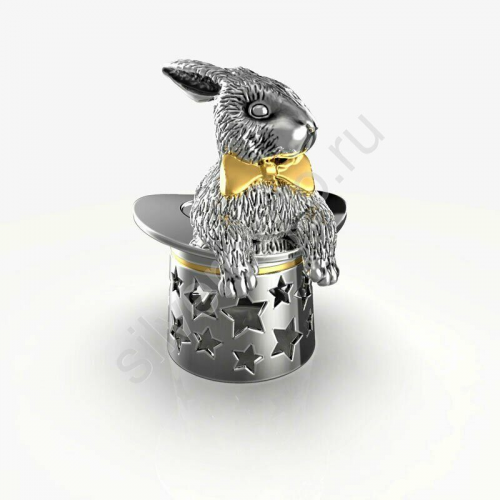 Серебряный колокольчик Кролик Дело в шляпе ООО «Золотой Стандарт» 992670