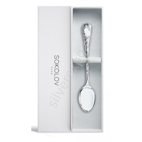 Серебряная чайная ложка Ренессанс SOKOLOV Jewelry 2301020006