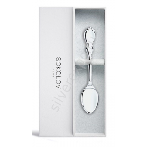 Серебряная чайная ложка Викториан SOKOLOV Jewelry 2301020021