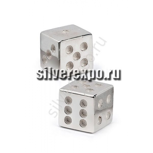 Серебряные кубики игральные Альтмастер Кострома ALT00304