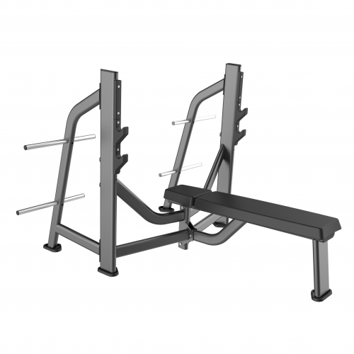 Скамья-стойка для жима штанги лежа DHZ E-7043 (OLYMPIC BENCH) (E-7043)