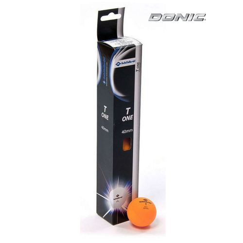 Мячи для настольного тенниса DONIC T-ONE, оранжевый (6 шт)(618198) Donic