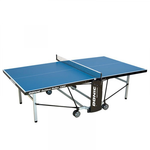 Всепогодный теннисный стол Donic Outdoor Roller 1000, синий цвет(230291-B)