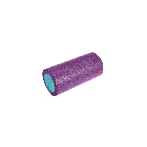ST Ролик для йоги полнотелый 2-х цветный (фиолетово/голубой) 30х15см. B31510-7