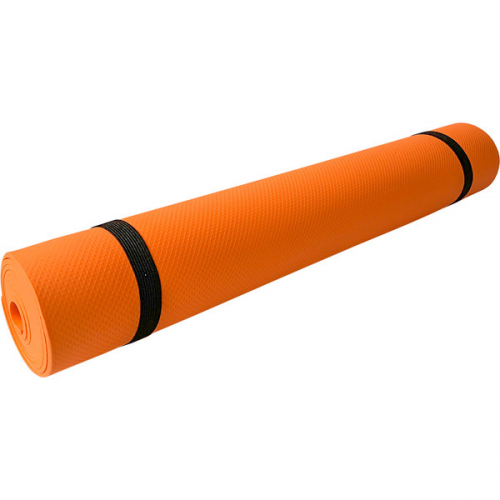 ST Коврик для йоги ЭВА 173х61х0,5 см (оранжевый) B32215