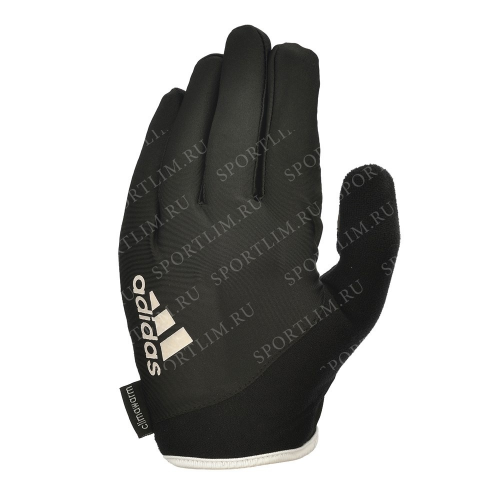Перчатки для фитнеса (с пальцами) Adidas Essential черно\белые размер XL ADGB-12424WH