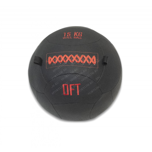Original FitTools Тренировочный мяч Wall Ball Deluxe 15 кг