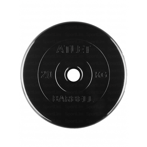 MB Barbell Atlet 20 кг. диск (блин) 51 мм