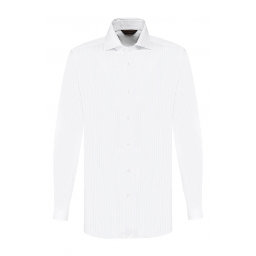 Хлопковая сорочка Zegna Couture 602075/9NS0LB
