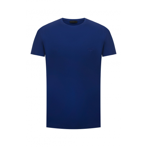 Хлопковая футболка Prada UJM564-1UOR-F0AIN-092
