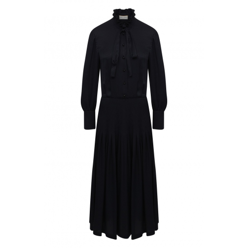 Шелковое платье Saint Laurent 632448/Y3B08