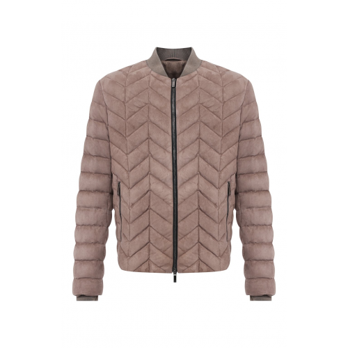 Замшевый бомбер Giorgio Armani 9SR84P/9SP84