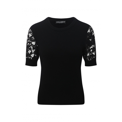 Пуловер из кашемира и хлопка Dolce & Gabbana FX961T/JAM70