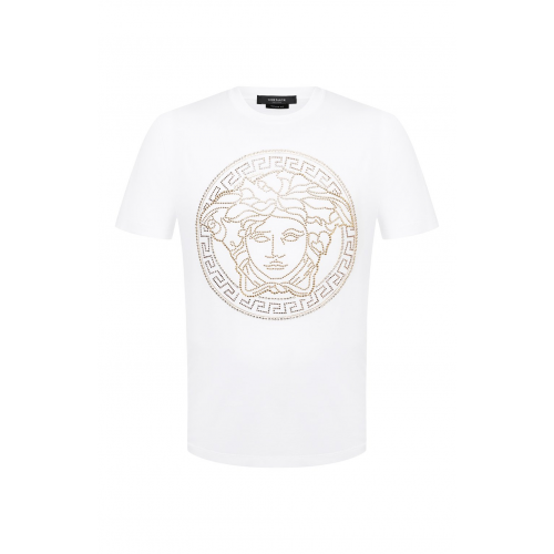 Хлопковая футболка Versace A77987/A201952