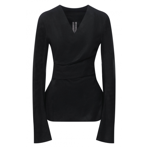 Замшевый жакет Rick Owens RP21S3713/LBAB