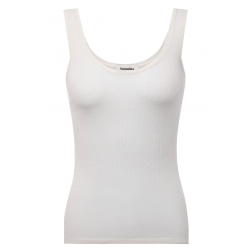 Шерстяной топ Nanushka ARTI_CREME_SUPER FINE MERIN0 KNIT