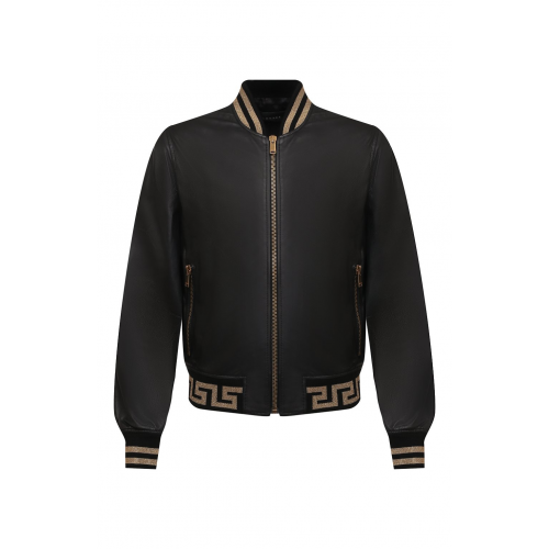 Кожаный бомбер Versace A81890/1L00176