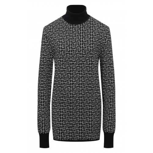 Шерстяная водолазка Balmain VH0KF006/K020