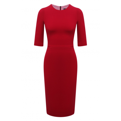 Шерстяное платье Dolce & Gabbana F66B6T/GDZBR
