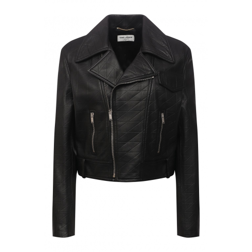 Кожаная куртка Saint Laurent 653138/YCEN2