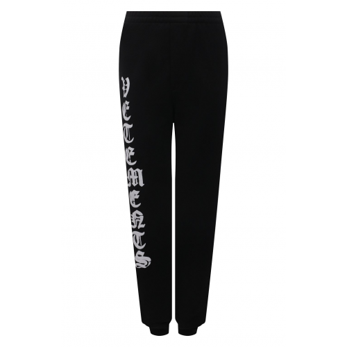 Хлопковые джоггеры VETEMENTS UA52PA270B 1601/W