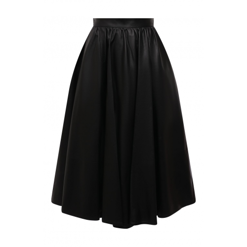 Кожаная юбка Alexander McQueen 668454/Q5AGQ