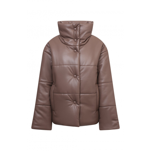Утепленная куртка из экокожи Nanushka NW21PF0W00295