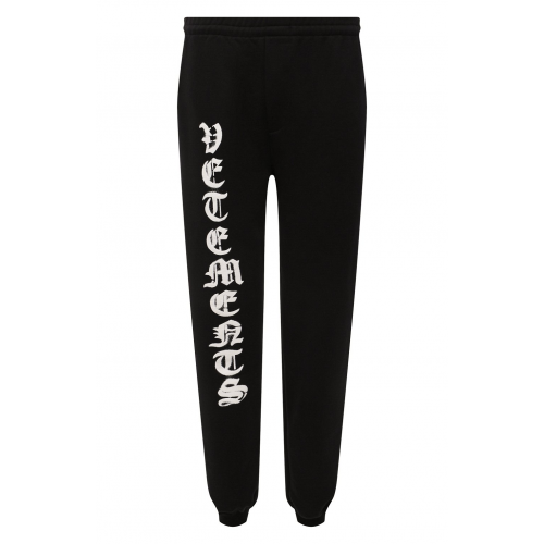 Хлопковые джоггеры VETEMENTS UE52PA180B 1601/M