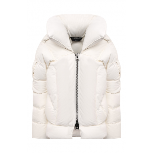 Кожаный пуховик Tom Ford CSL681-LEX217