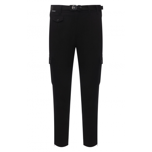 Хлопковые брюки-карго Dolce & Gabbana GYA8ET/GEY93