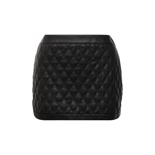 Кожаная юбка Saint Laurent 671101/YCGZ2