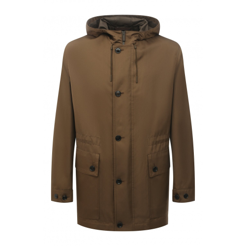 Парка из шелка и хлопка Ermenegildo Zegna UZT83/Z302