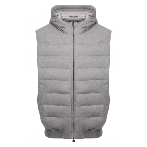 Пуховый жилет Kiton UW1125MV0363A/60-68