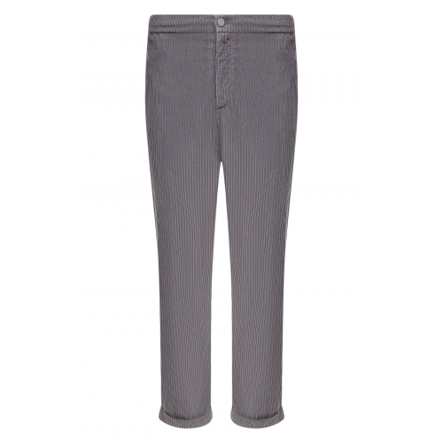 Хлопковые брюки Kiton UFPLACJ0304A/44-52