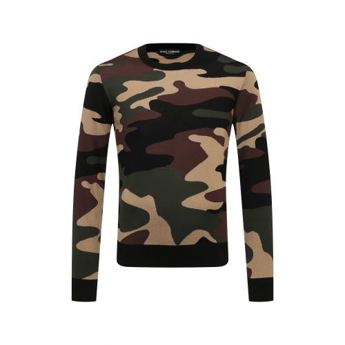 Шелковый джемпер Dolce & Gabbana GXI05T/JASPS